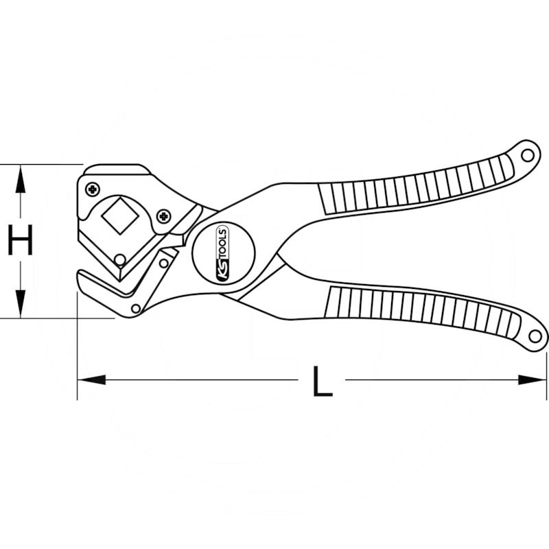 KS Tools Hose cutter, 6-35mm | zdjęcie nr 2