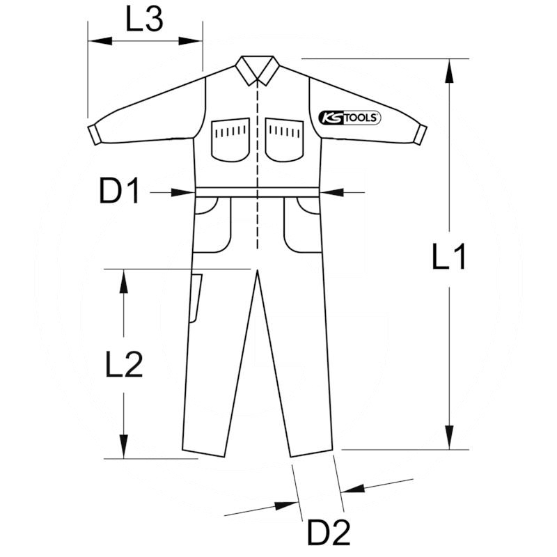KS Tools KS tools racing overall , XL | zdjęcie nr 2