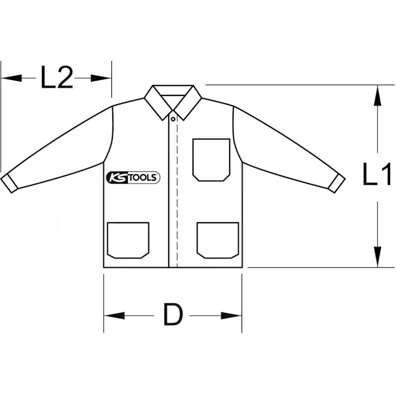 KS Tools Ladies parka, dark blue, S | zdjęcie nr 2