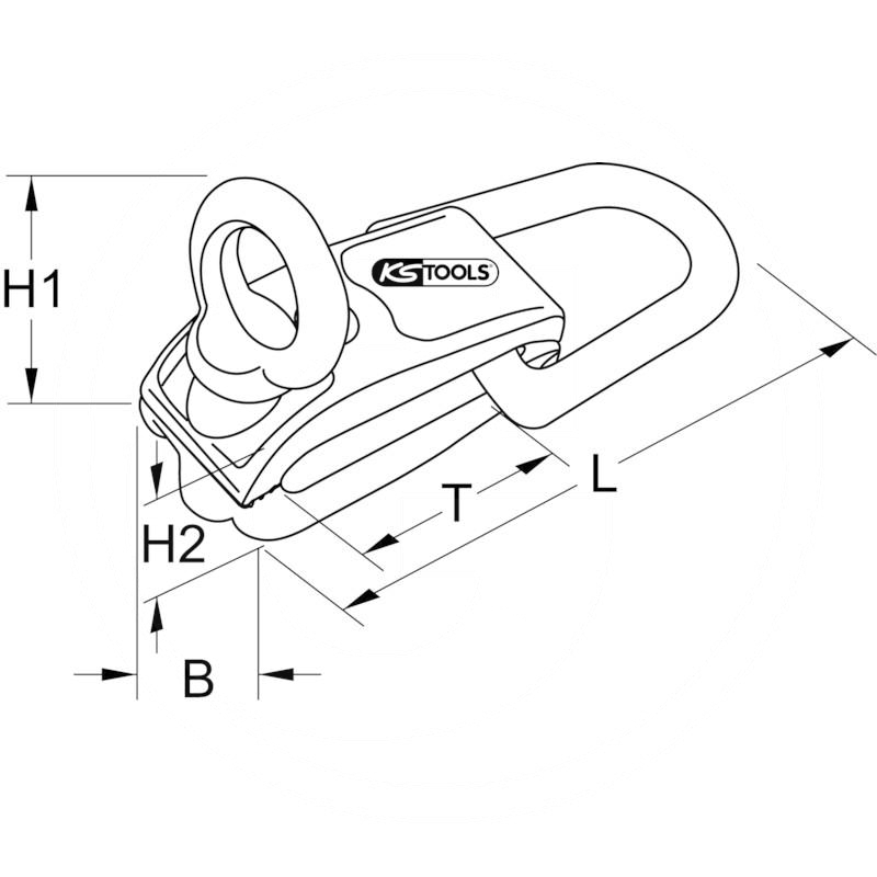 KS Tools Mini pull clamp, 150mm | zdjęcie nr 2