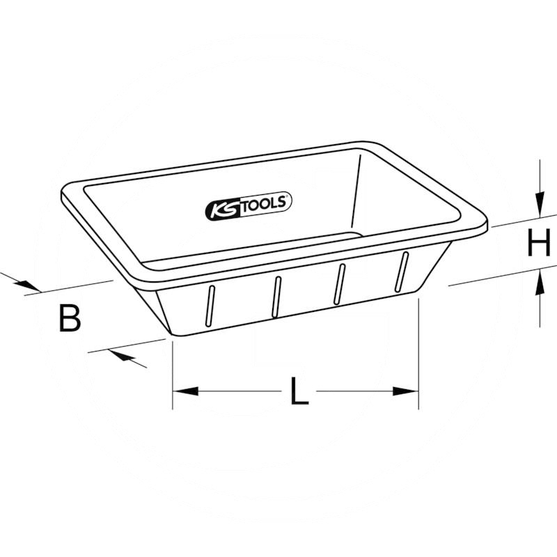 KS Tools Mixing tray, 25l | zdjęcie nr 2