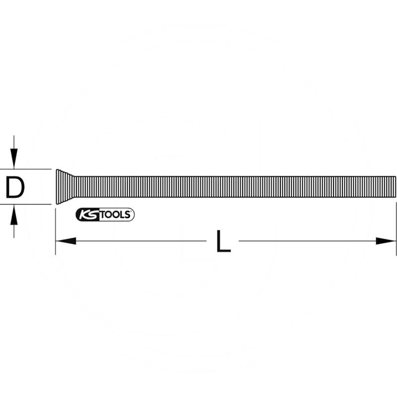 KS Tools Pipe bending spring, external, 12mm | zdjęcie nr 2