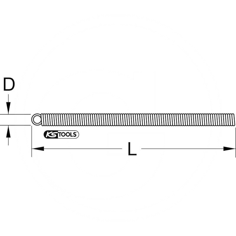 KS Tools Pipe bending spring, internal, 14x16mm | zdjęcie nr 2
