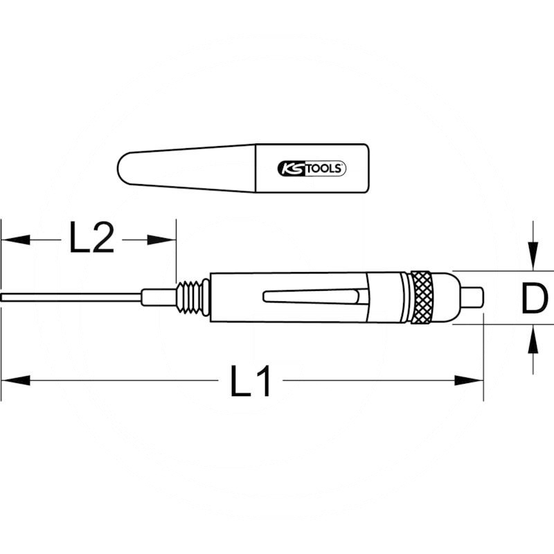 KS Tools Precision oil dropper, 140 mm | zdjęcie nr 2