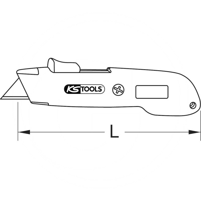 KS Tools Profi utility knife, 145mm | zdjęcie nr 2