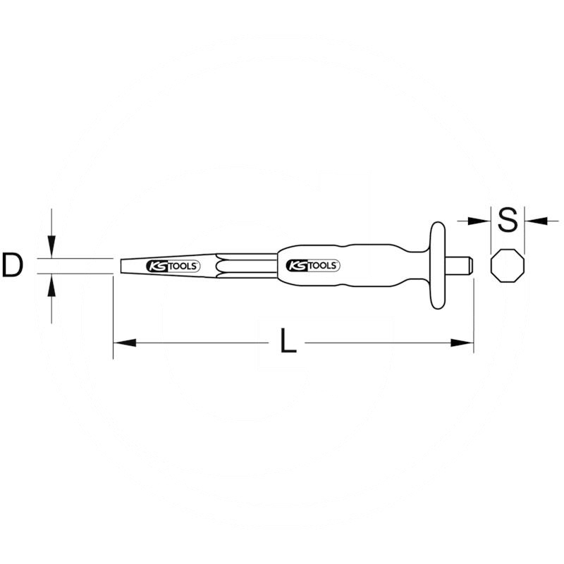 KS Tools Punch, Ø 5 mm, conical | zdjęcie nr 2