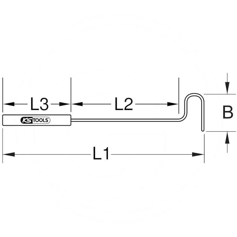 KS Tools Removal wedge, 600mm | zdjęcie nr 2
