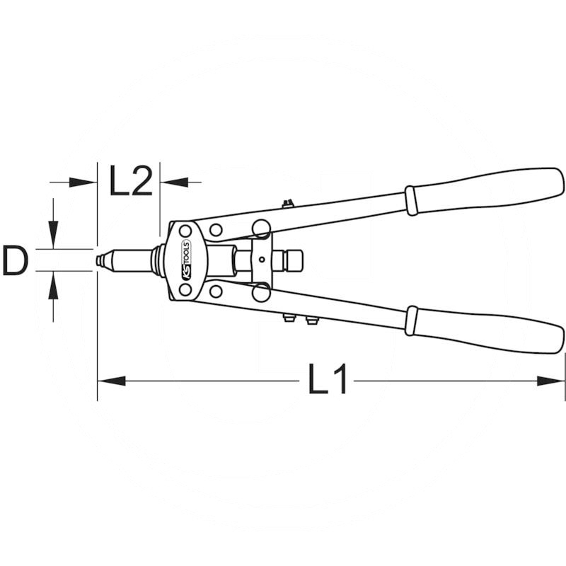 KS Tools Riveting tool from set 150.9630 | zdjęcie nr 2