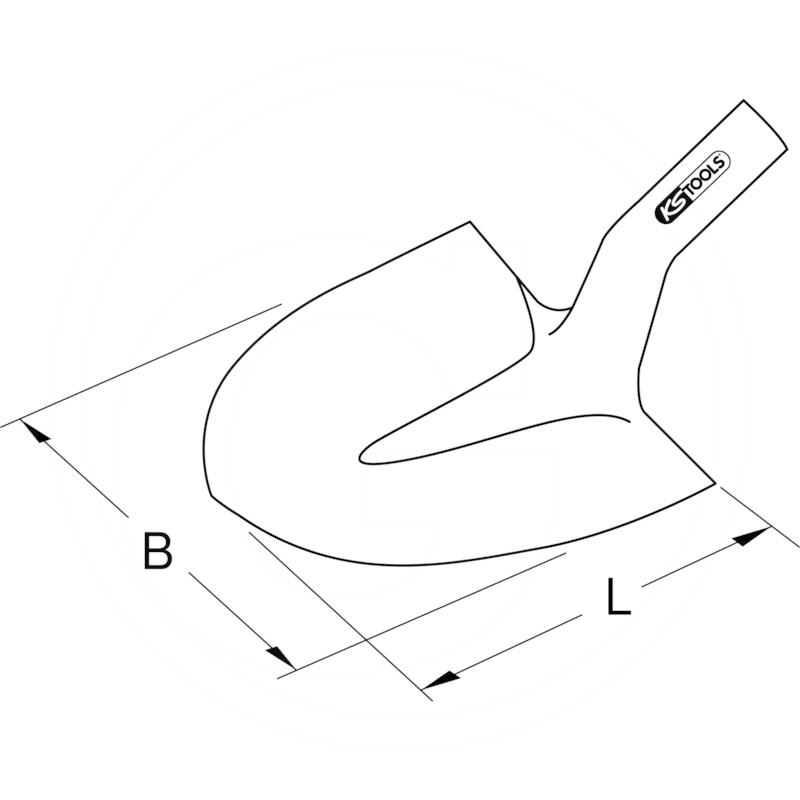 KS Tools Shovel, 290mm | zdjęcie nr 2