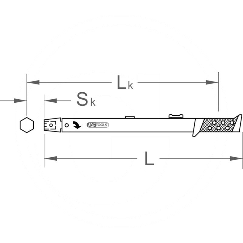 KS Tools T W & QC head, 14x18mm, 40-200Nm | zdjęcie nr 2