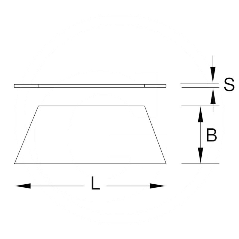 KS Tools Trapezoid blades, 10pcs | zdjęcie nr 2