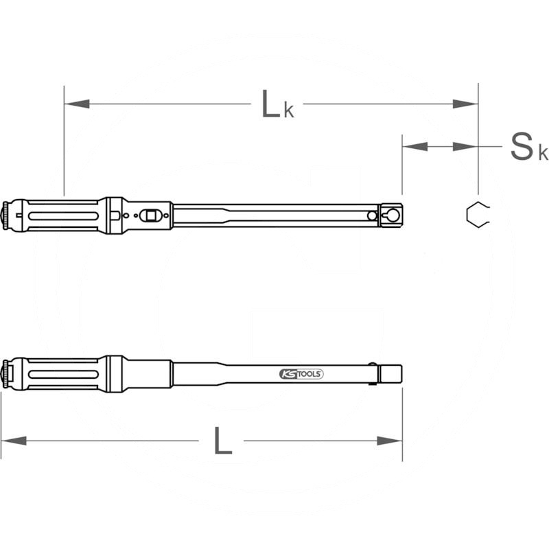 KS Tools ULTIprec torque wrench,QC head, 9x12mm | zdjęcie nr 2