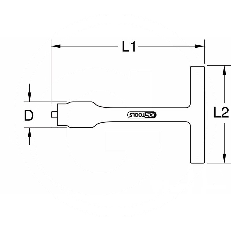 KS Tools VDE torque limiter, T-grip 3/8", 0-18Nm | zdjęcie nr 2