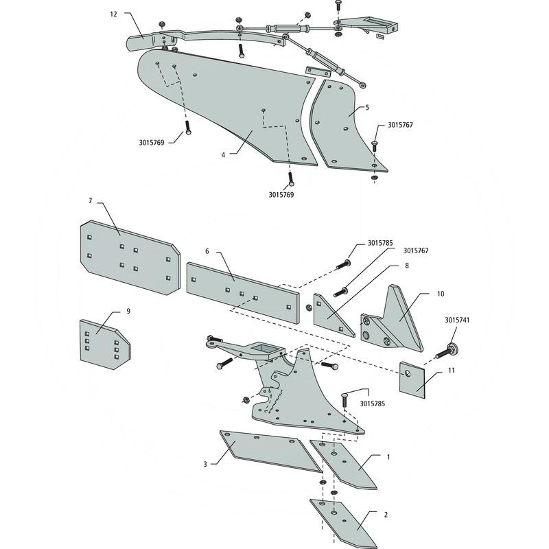 Lemken Mouldboard front part | 3451022 | zdjęcie nr 2