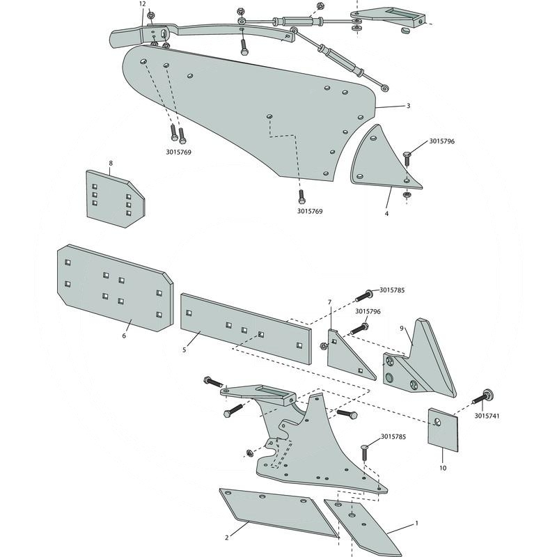 Lemken Mouldboard rear part | 3441350 | zdjęcie nr 2