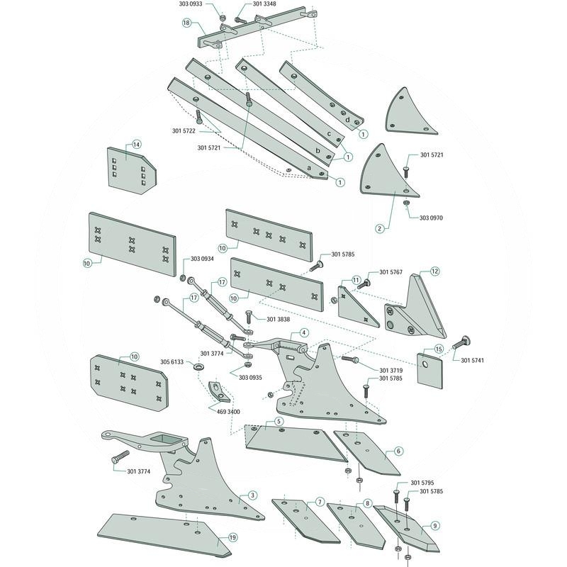 Lemken Mouldboard slat | 3444028 | zdjęcie nr 2