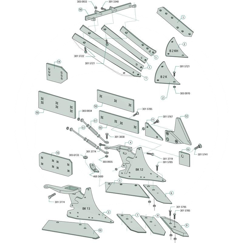 Lemken Mouldboard slat | 3444044 | zdjęcie nr 2
