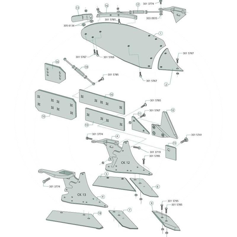 Lemken Mouldboard support | 5670314 | zdjęcie nr 2
