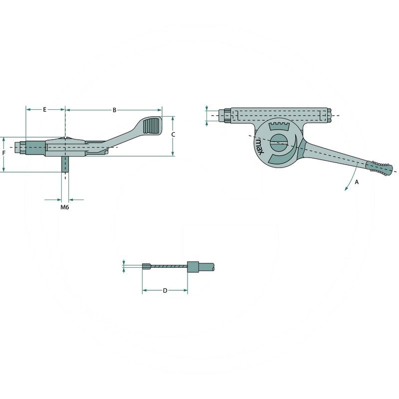 Magura Regulating lever | 16RPA133.0 BK, 0112696 | zdjęcie nr 2