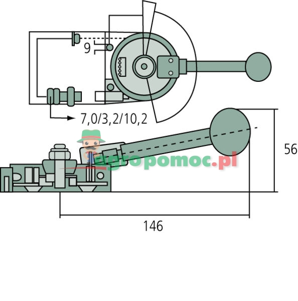 Magura Regulating lever | 22.1.1 LS, 0550918 | zdjęcie nr 2