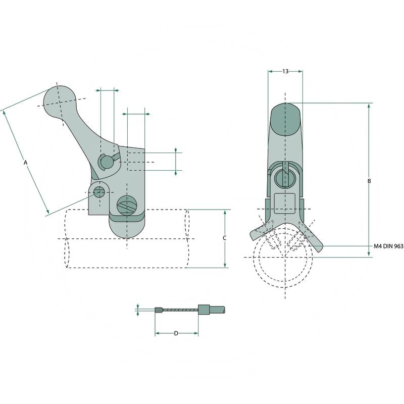 Magura Regulating lever | 81.13 DEM/ZKS, 0550735 | zdjęcie nr 2
