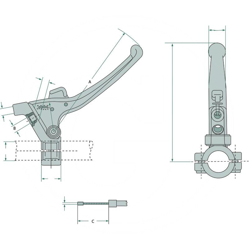 Magura Regulating lever | 90.30 BK/KSZ/L, 0550953 | zdjęcie nr 2