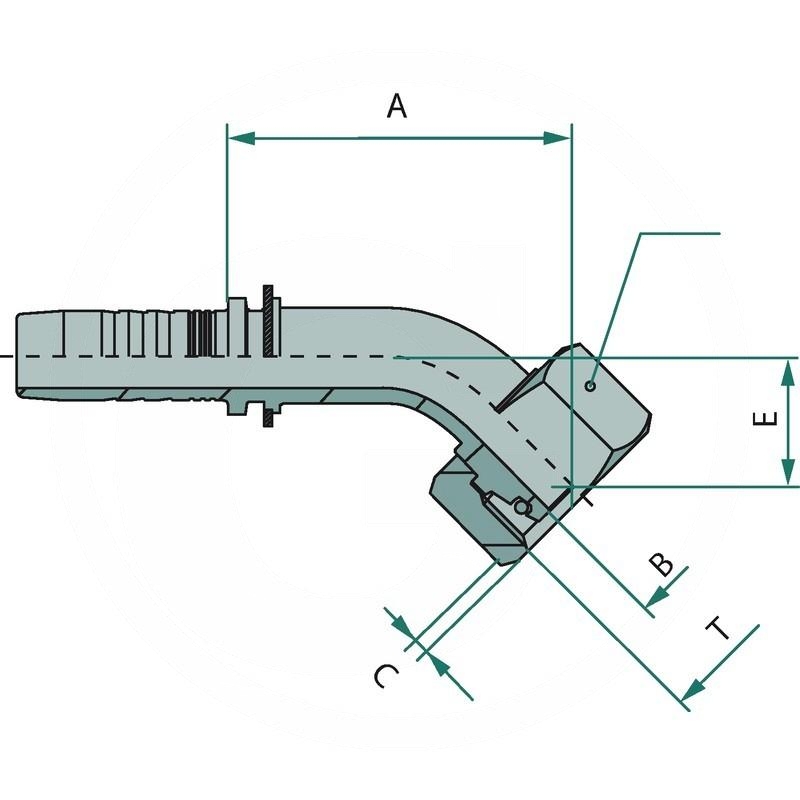 Manuli PN 06 DKOL M12x1.5 45° | zdjęcie nr 2