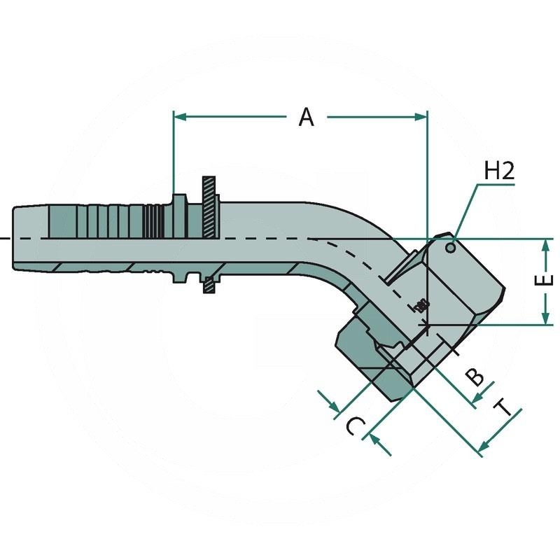 Manuli PN 08 DKL M14x1.5 45° | zdjęcie nr 2