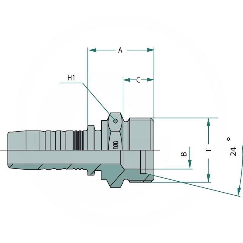 Manuli PN 10 AGF M24x1.5 | zdjęcie nr 2