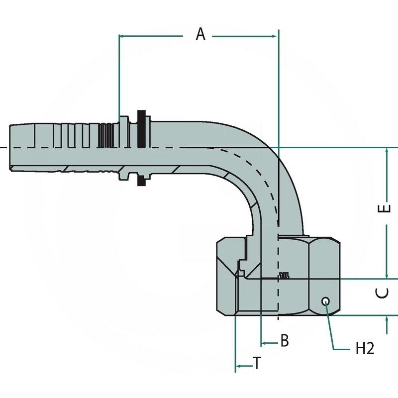 Manuli PN 10 DKORF 9/16" 90° | zdjęcie nr 2