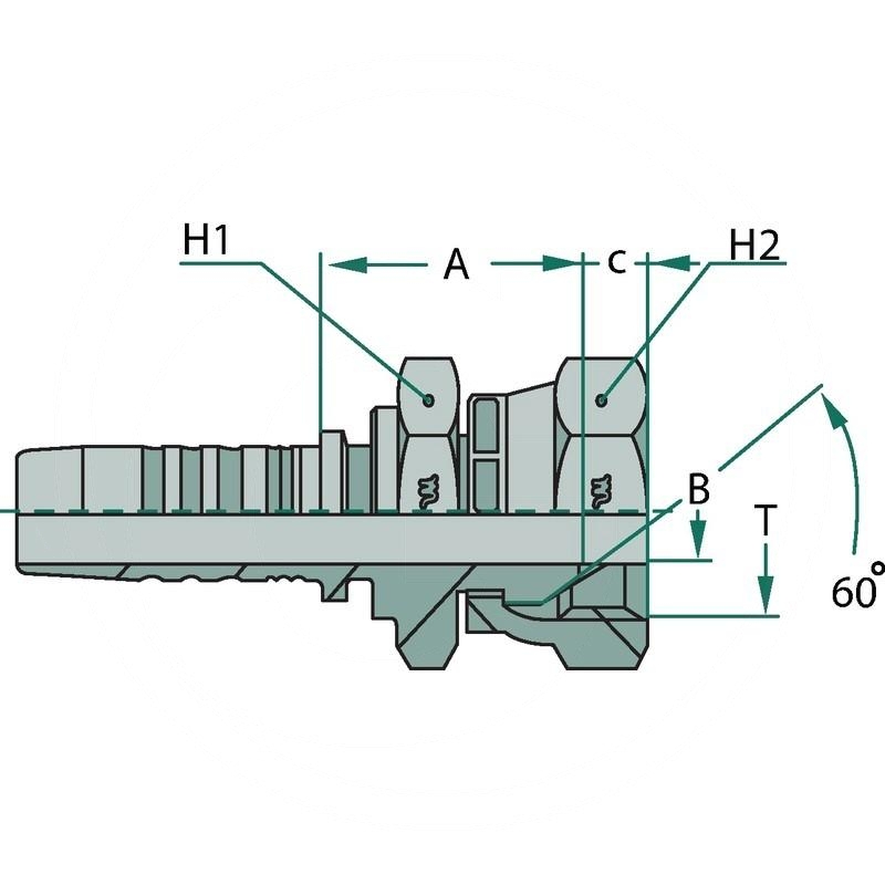 Manuli PN 16 DK-NISS 1/2" | zdjęcie nr 2