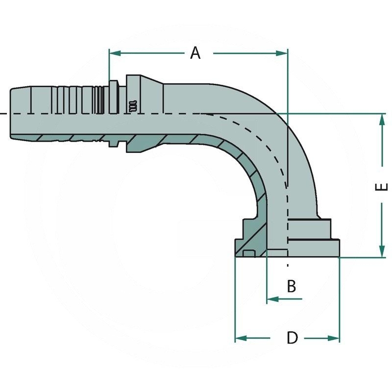 Manuli PN 16 SFS-KMSU 5/8" 90° | zdjęcie nr 2