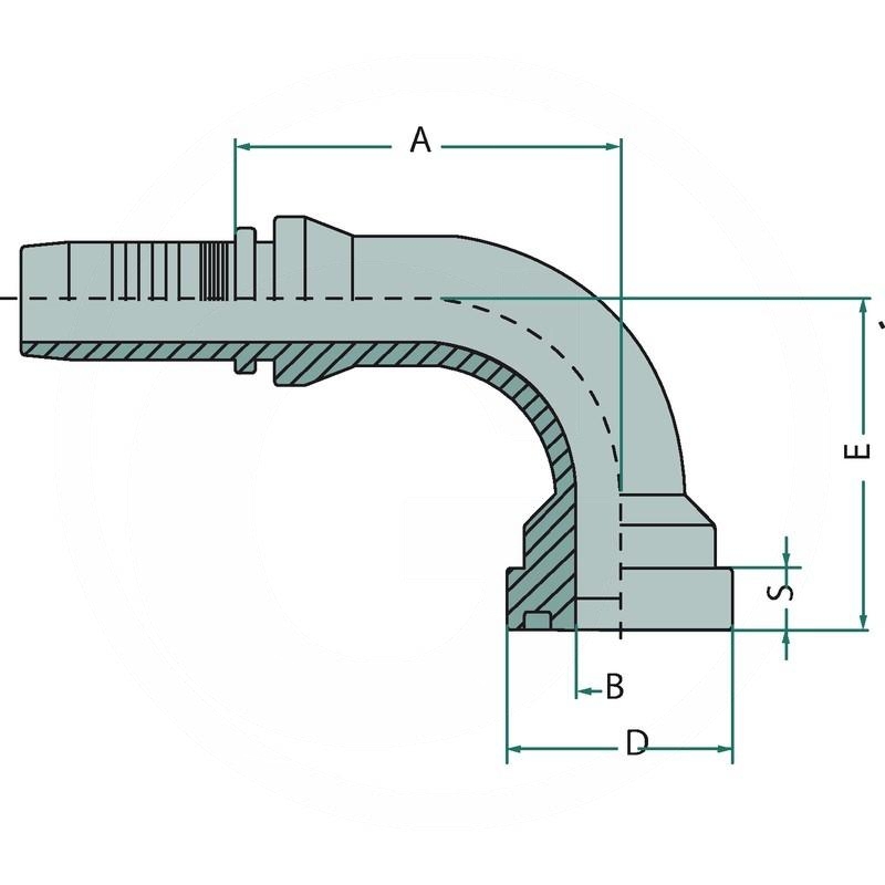 Manuli PN 20 SFS-CAT 3/4" 90° | zdjęcie nr 2