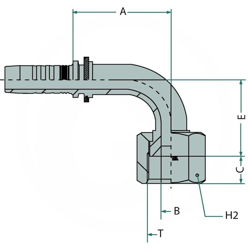 Manuli PN 25 DKJ 1.5/8" 90° | zdjęcie nr 2
