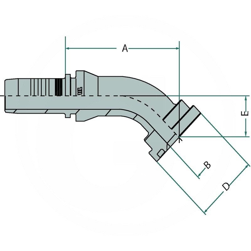 Manuli PN 32 SFL 1.1/2" 45° | zdjęcie nr 2