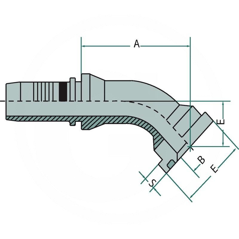 Manuli PN 32 SFS-CAT 1.1/4" 45° | zdjęcie nr 2