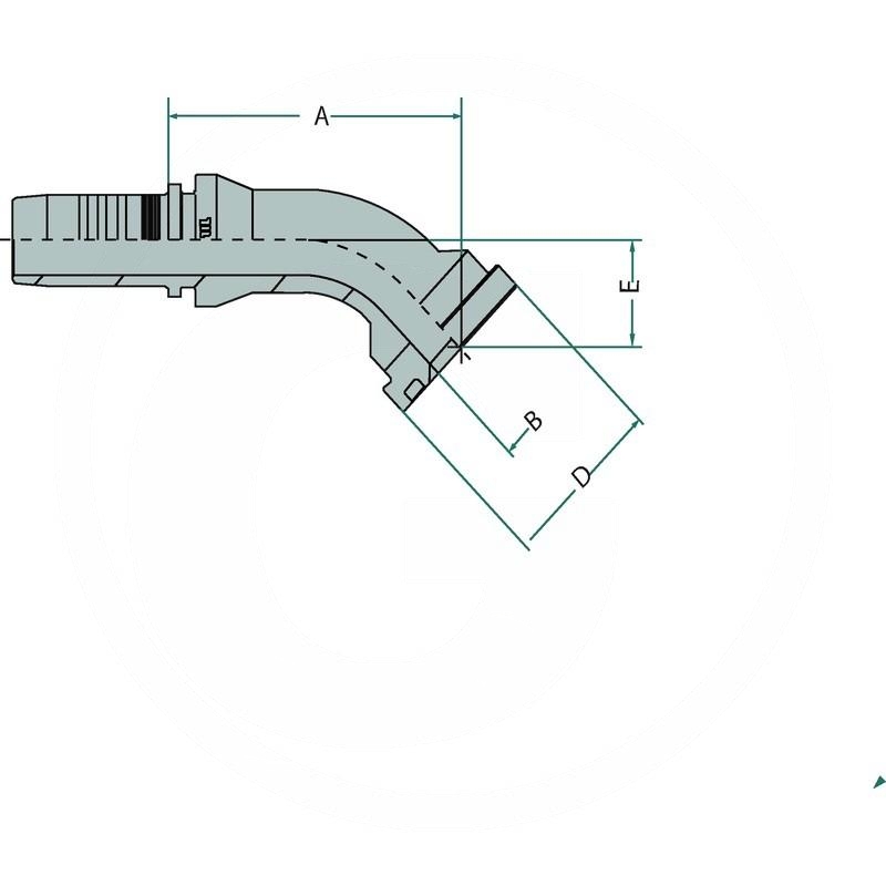 Manuli PN 38 SFS 1.1/2" 45° | zdjęcie nr 2