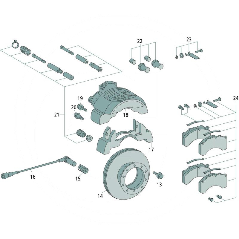 Mercedes LKW Dichtsatz Radnabe | zdjęcie nr 2