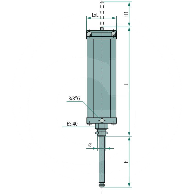 MZ Pneumatic cylinder | zdjęcie nr 2