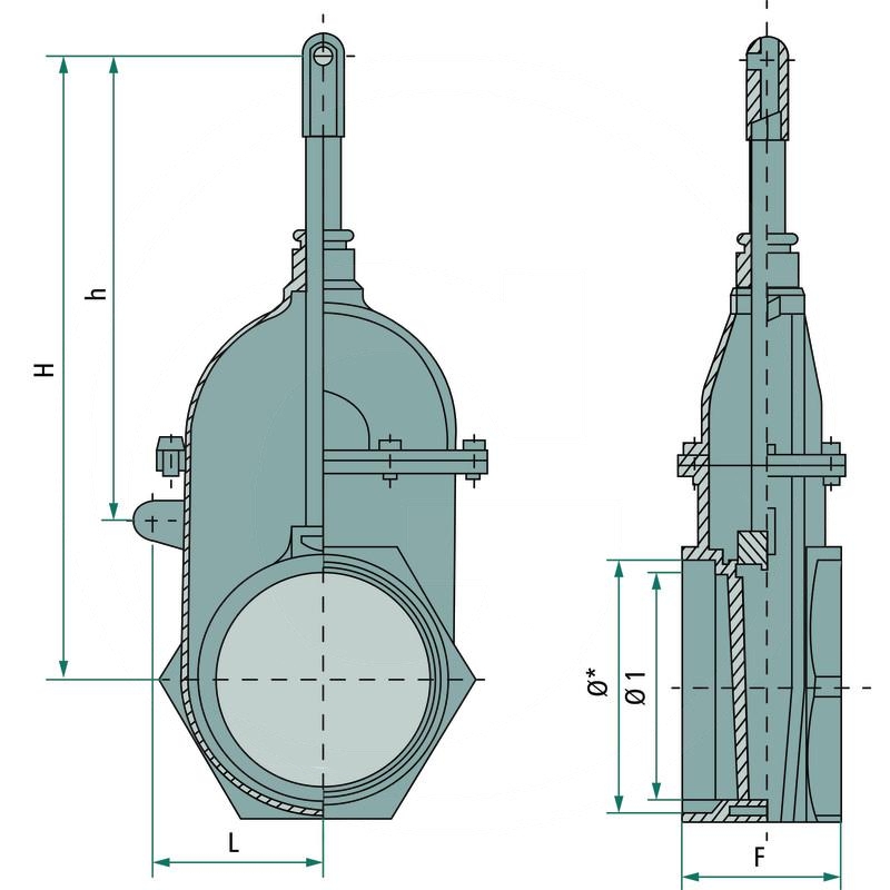MZ Slurry gate valve | zdjęcie nr 2