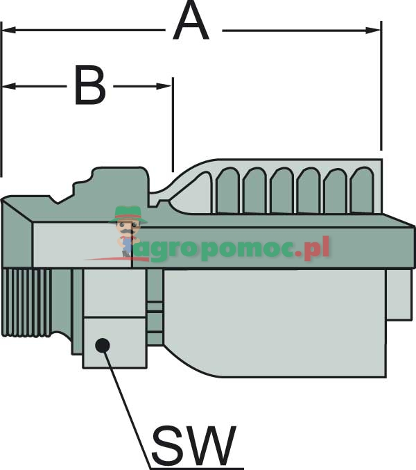 Parker PNE 06 AGR 3/8" | 1D948-6-4 | zdjęcie nr 2