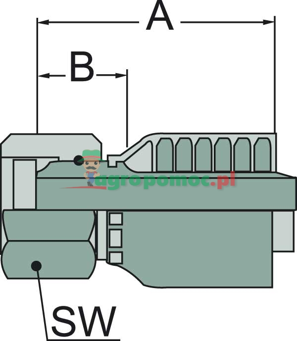 Parker PNE 12 DKOR 1/2" | 1EA48-8-8 | zdjęcie nr 2
