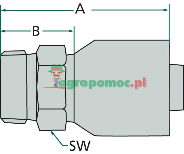 Parker PNE 20 AGL M30x2.0 | 1DO48-22-12 | zdjęcie nr 2