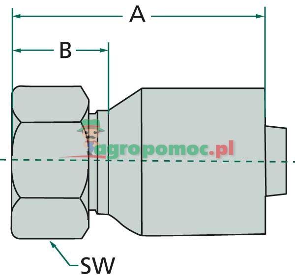 Parker PNE 25 DKOL M30x2.0 | 1C48-22-16 | zdjęcie nr 2