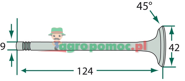 Perkins Exhaust valve | zdjęcie nr 2