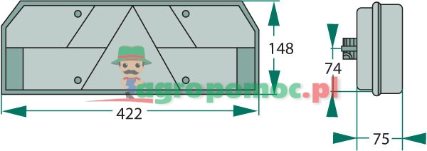PROPLAST Rear light | 40226411, 25-5010-511 | zdjęcie nr 2