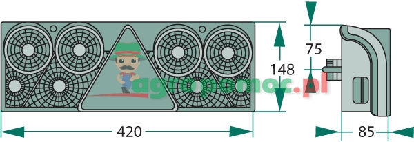 PROPLAST Rear light | 40255611, 25-6000-707 | zdjęcie nr 2