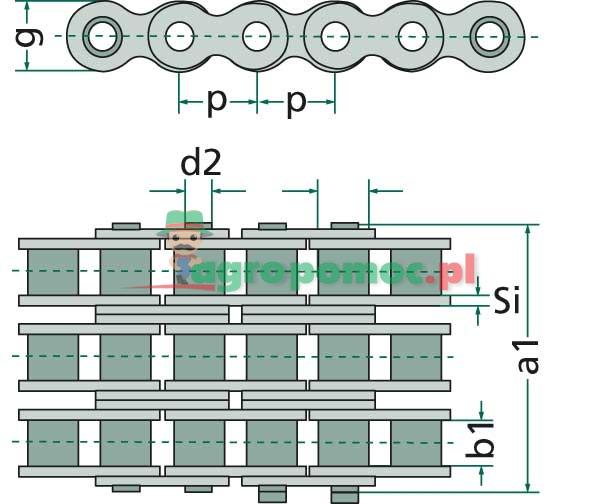 Rexnord Roller chain | zdjęcie nr 2