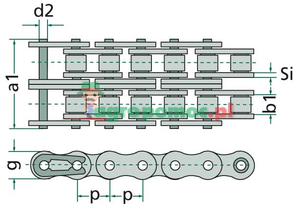 Rexnord Roller chain | zdjęcie nr 2