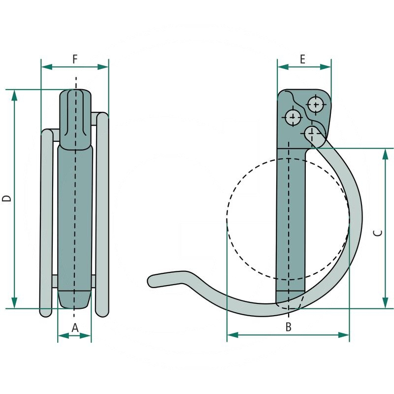 Rübig Rohrklappstecker | zdjęcie nr 2